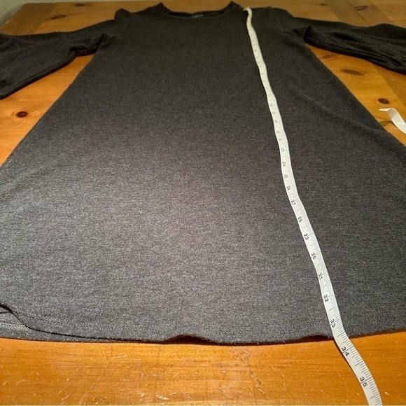 Alya dark gray sweater dress - Picture 4 of 6